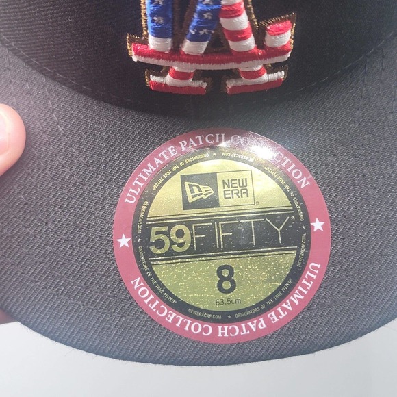 New Era LA Dodgers Ultimate Patch Collection Fitted Hat Size 8 Rare 100% Wool! - Picture 10 of 15